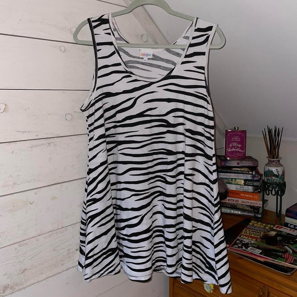 LulaRoe Zebra Print Mini Dress